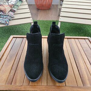 Suede ankle booties from Sonoma Goods For Life - Black